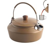 Bollitore a induzione - Bollitore per alimenti in acciaio inox di qualità alimentare - 1 l per esterni - Bollitore da campeggio leggero per la casa all'aperto