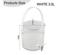 Bollitore acqua fredda con rubinetto a pressare progettato per frigo e picnic