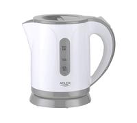 Adler AD 1371G bollitore elettrico 0,8 L 800 W Bianco, Grigio