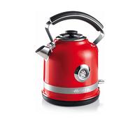 Ariete 2854 Bollitore Elettrico con Autospegnimento - Base Cordless - Filtro Removibile - Termometro - 2000 Watt - 1,7 Litri - Linea Moderna - Rosso