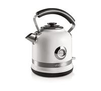 Ariete Ariete 2854 Moderna Bollitore Elettrico, 2000 W, Capacità 1,7 L, 360° Cordless, Sistema di Spegnimento Automatico, Filtro Rimovibile, Livello Acqua Visibile, Termometro, Bianco