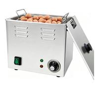 Bollitore automatico per uova commerciale, 2600 W, grande capacità per 60 uova, timer e controllo intelligente della temperatura 30-110 °C, ideale per ristoranti e mense
