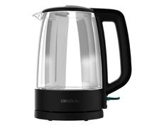 Cecotec Bollitore Elettrico per Acqua da 1,7 L ThermoSense 320 Clear. 2200W, Corpo in Vetro di Borosilicato di Alta Qualità, Indicatore Luminoso, Base con Rotazione a 360º, Sistema di Sicurezza