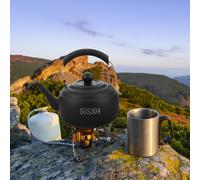 Bollitore Con Infusore Per Il Tè Acciaio Inossidabile Di Vintage