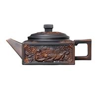 Bollitore Creativo creatore di tè in rilievo intagliato a mano in stile cinese, pentola singola, teiera fortunata, for preparare il a casa Infusore Per Il Tè