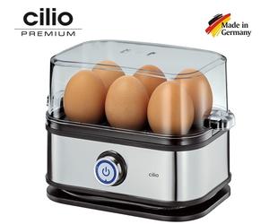 BOLLITORE CUOCI UOVA ELETTRICO PER 6 UOVA 400 WATT " CILIO " MADE IN GERMANY
