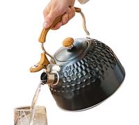 Bollitore da 2,5 litri con manico ergonomico, adatto per il fornello, adatto per l'uso in cortili su verande in giardini sul prato durante le feste in cucina