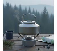 Bollitore da Campeggio 1 L Design Salvaspazio per Escursione, Viaggio