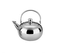 Bollitore da campeggio - Bollitore da campeggio | in acciaio | Pentole per escursioni e picnic, coperchio antipolvere, con filtro a foglia di tè, 1 l/1,5 l/2,5