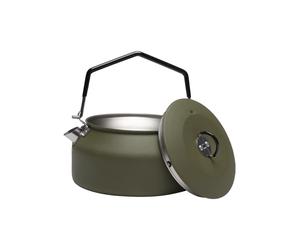 Bollitore da campeggio Mil-Tec Stainless Steel Tea Kettle 1 l - Olive