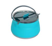 Bollitore da campeggio pieghevole | Pentola d'acqua leggera X-Pot in silicone resistente con coperchio, attrezzatura da cucina portatile per escursioni, escursionismo in montagna, picnic all'aperto