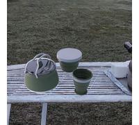 Bollitore da campeggio pieghevole Piccola caffettiera per pesca, viaggio,