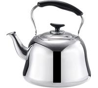 Bollitore da cucina in acciaio inox con fischio, bollitore da tè con filtro a gas, fornello a induzione, bollitore universale con fischio, teiera, fischio, bollitore (1,5 L)