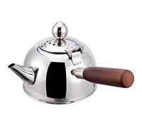 Bollitore da tè A Fischio Bollitore da Fornello Bollitore Per Teiera Con Fischio In Acciaio Inossidabile Con Manico In Legno Per Piano Cottura A Gas Domestico Fischiettante Bollitore Bollitore per For