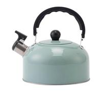 Bollitore da tè a fischio per il fornello, bollitore a fischio per il fornello, teiera in acciaio da 3 l, resistente al calore, bollitore a cottura rapida, con manico anti-scottature