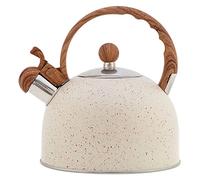 Bollitore da tè con fischio for fornello, bollitore 2,5 l for, teiere in acciaio inossidabile for uso alimentare