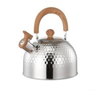 Bollitore da tè da esterno in acciaio inox con fischietto, caffettiera per piano cottura, disponibile nelle misure da 2 L, 3 L e 4 L (2000 ml)