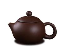 Bollitore da tè fatto a mano, set da tè portatile per esterni, set da tè in argilla viola, caffettiera, set da tè retrò per la casa, accessori per cerimonia del tè cinese, 140 ml per infusore