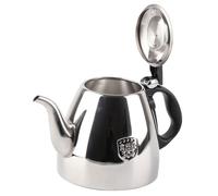 Bollitore da tè in acciaio inossidabile da 1,2 l / 1,5 l, caffettiera con manico resistente al calore per casa/ristorante/bar(1.2L)