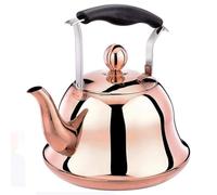 Bollitore da tè in acciaio inox resistente con anima in rame per piani cottura a induzione e gas, include infusore per tè per preparare zuppe e zuppe