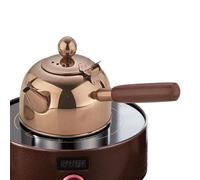 Bollitore da tè per fornello - caldaia ad acqua calda con manico resistente al calore | piccola teiera durevole per la preparazione di tè e caffè, ideale per gas, elettricità,