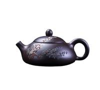 Bollitore da tè teiera 140 ML teiera in argilla viola teiera cinese fatto a mano set da tè bollitore tè foglia sciolta tè più ripido infusore di tè in ceramica