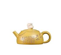 Bollitore da tè Teiera in argilla viola da 140 ml, teiera fatta a mano per infusore, servizio da tè Zisha, forniture per tè Infusore per tè