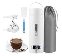 Bollitore Da Viaggio, 500ml Bollitore Elettrico Portatile, Bollitore Elettrico Da Viaggio, Mini Elettrica Portatile Da Viaggio in Acciaio Inox 316, Bollitore Elettrico Portatile, per Tè, Caffè, Latte