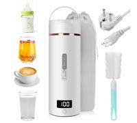 Bollitore da viaggio, bollitore elettrico piccolo 450 ml 6 temperature | bollito