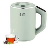 Bollitore da viaggio da 800 ml, piccolo, 300 W, 5 minuti, bollitore da viaggio, piccolo bollitore portatile da campeggio, per tè, caffè (verde)