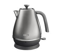 Bollitore - DELONGHI - KBI2001.S - 2000 W - 1,7 L - Metallo opaco / Dettagli cromati