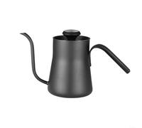 Bollitore di precisione con collo curvo e indicatore di temperatura per una migliore estrazione del caffè, teiera in acciaio inox