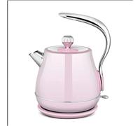 Bollitore di tè elettrico 304 bolli elettrici in acciaio inossidabile 1,5 l caldaie per acqua da viaggio vintage portatili caffettiera per il bollitore riscaldante per tè al tè verde caffè (colore: