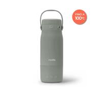 Nuvita 1190 Bollitore Scalda Latte Portatile 500ml - Scaldabiberon Wireless con Batteria Ricaricabile, 3 Temperature Selezionabili 37°/55°/100°, Mantiene Caldo fino a 12h, Ideale per Latte, Tisane