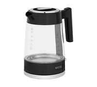 BOLLITORE ECG RK 1750 Stripe 1,7 L Nero Vetro Plastica 2200 W