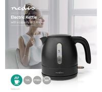 NDS Bollitore elettrico 1.0 l Plastica Nero Ruotabile di 360 gradi Elemento
