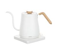 Bollitore elettrico, 1000 W | Protezione contro l'ebollizione e spegnimento automatico | Bollitore a caraffa a bollitura rapida da 800 ml per tè o caffè con acqua calda | Base GirevoleBianco,L