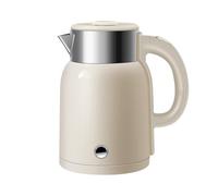 Bollitore elettrico, 1500 W | Protezione contro l'ebollizione e spegnimento automatico | Bollitore a caraffa da 2 litri a ebollizione rapida per tè o caffè con acqua calda | Base GirevoleBeige,2L
