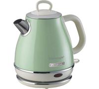 Ariete 2868 Bollitore Elettrico Vintage 1 Litro - Infusi, Tè e Tisane - Autospegnimento - Acciaio Inox - 1 Litro - 1600 Watt - Verde