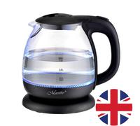 Bollitore elettrico 1L Auto spegnimento Nero Maestro MR055 UK