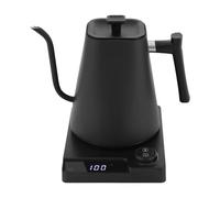 Bollitore elettrico a collo di cigno, 1200 W, con base | Bollitore da tè in acciaio inox, funzione timer 1-24 ore, bollitore rapido dell'acqua 40-100 °C, intervallo di temperatura