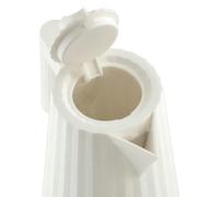 Bollitore elettrico Alessi Plissé MDL21 W/UK, 1,7 L - Bianco