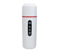 Bollitore Elettrico Auto 500ml LCD 5V/12V/24V(White) | Interfaccia touch sensibile, controllo temperatura per facile, display LCD chiaro, per ideale per viaggi on the road