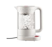 Bodum 11659-913EURO Bistro Elettrico fornello, a Doppia Parete con Temperatura Continua plastica 19,5 x 23 x 26,5 cm, Bianco