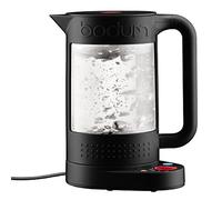 Bodum Bistro Elettrico a Doppia Parete con Regolazione della Temperatura Fornello, Metal, Caucho, Silicona, Acero inoxidableVidrio, De plástico, Nero, 19.5 x 23 x 26.5 cm