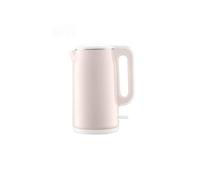 Bollitore elettrico, Bollitori Bollitore elettrico doppio antiscottatura da 1,7 l, riscaldatore di cottura istantaneo, spegnimento automatico, acciaio inossidabile, rosa(Pink)