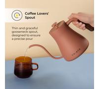 Bollitore elettrico CHiATO flowPLAY Gooseneck Ed. Lim., 0.6 l - Terracotta