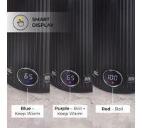 Bollitore elettrico CHiATO heatPLAY Groove, 1,7 L - Nero