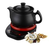 Bollitore elettrico completamente automatico per erbe medicinali, in ceramica multifunzionale da 500 W per una facile preparazione di erbe medicinali