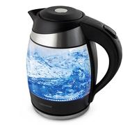 Bollitore Elettrico con Teiera Esperanza EKK009 Nero Vetro Plastica 2200 W 1.8 L